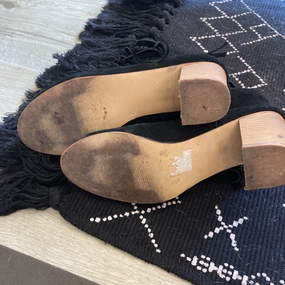 Black open toe Kenzie booties size 9 - Picture 4 of 5